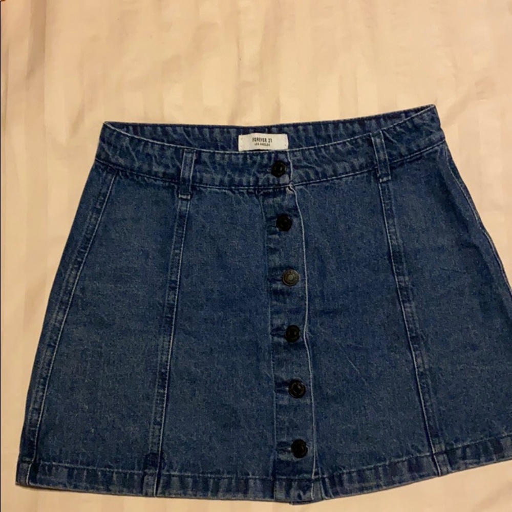Forever 21 denim skirt